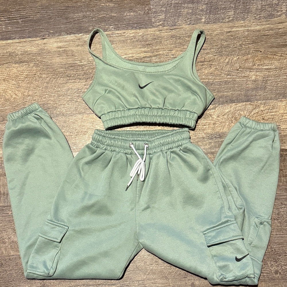 Nike Mint Green Tracksuit Set XS